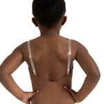 CAMI LEOTARD W/ CLEAR TRANSITION STRAPS-CHILD