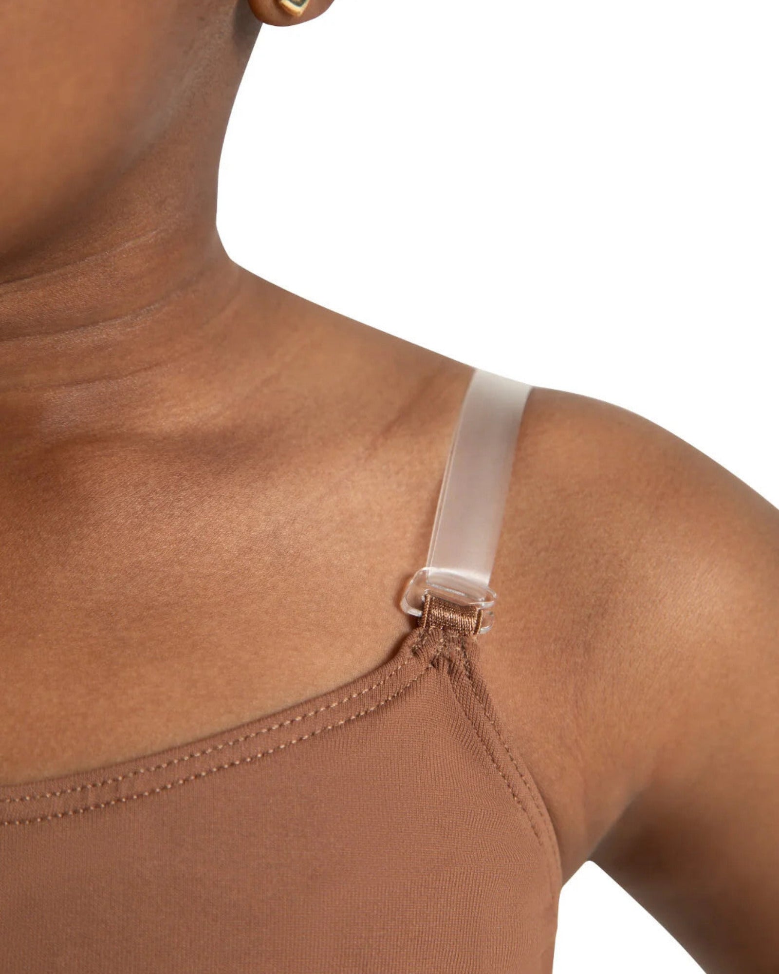CAMI LEOTARD W/ CLEAR TRANSITION STRAPS-CHILD