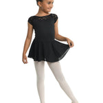 NICOLE HEART LACE CAP SLEEVE DRESS-CHILD