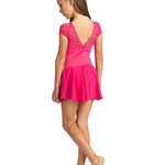 NICOLE HEART LACE CAP SLEEVE DRESS-CHILD