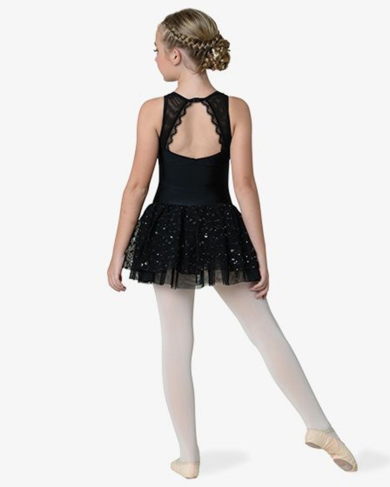 LACE W/ RHINESTONE TANK DRESS-CHILD