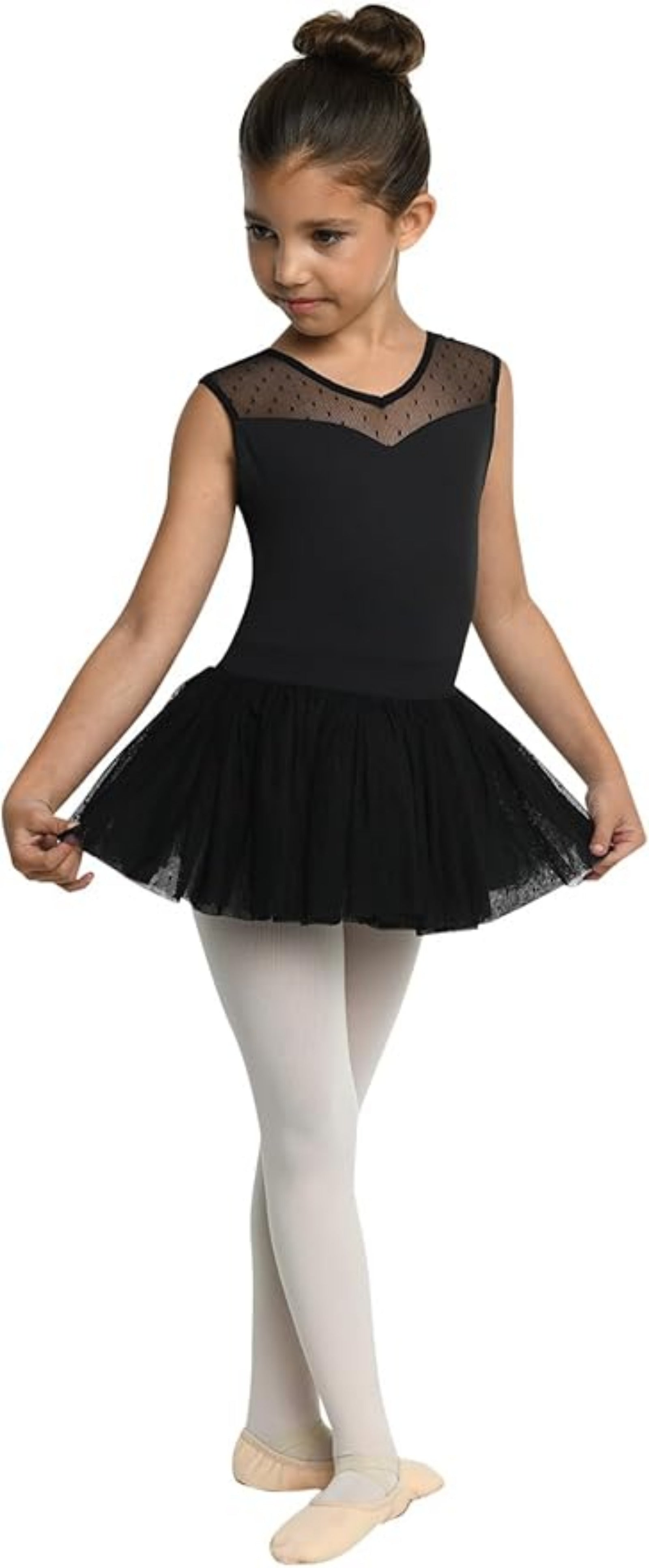 MESH DOT DRESS-CHILD