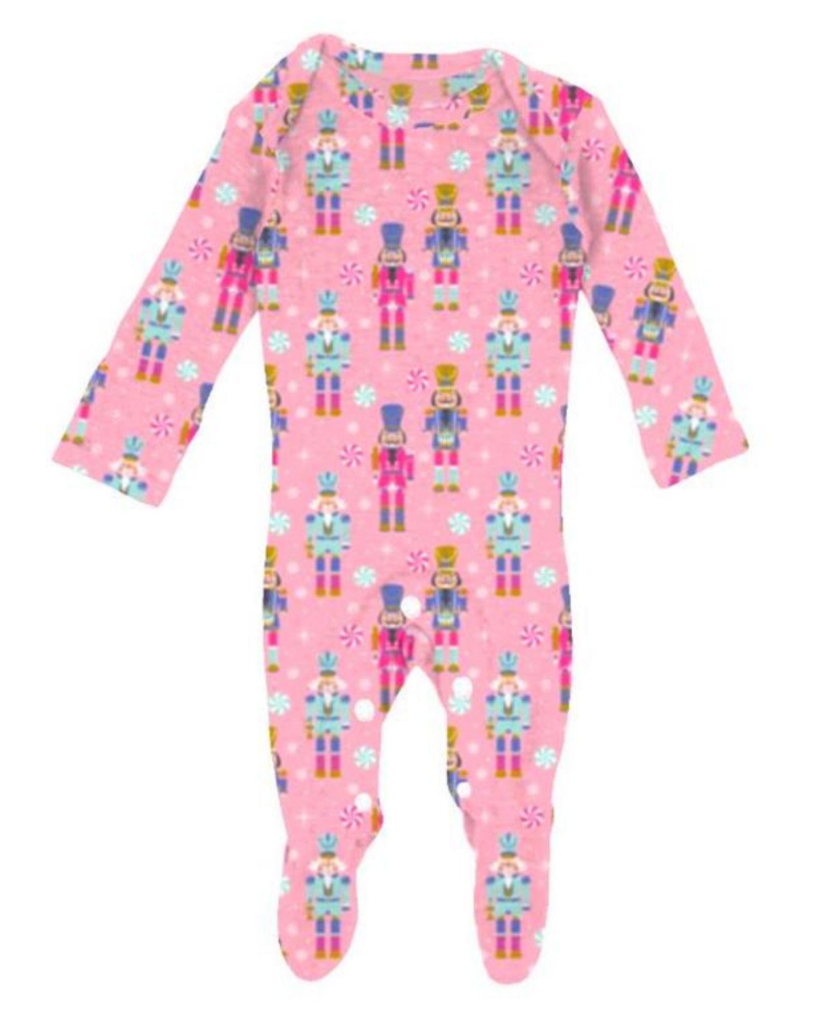 WHIMSY NUTCRACKER JAMMIE ONESIE-BABY