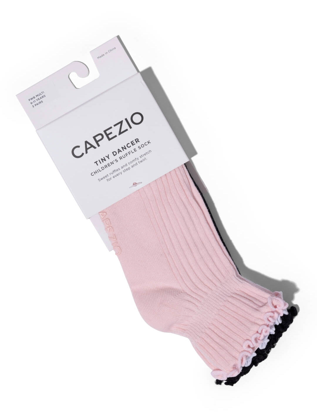SCALLOPED EDGE SOCK (3 PACK)-CHILD