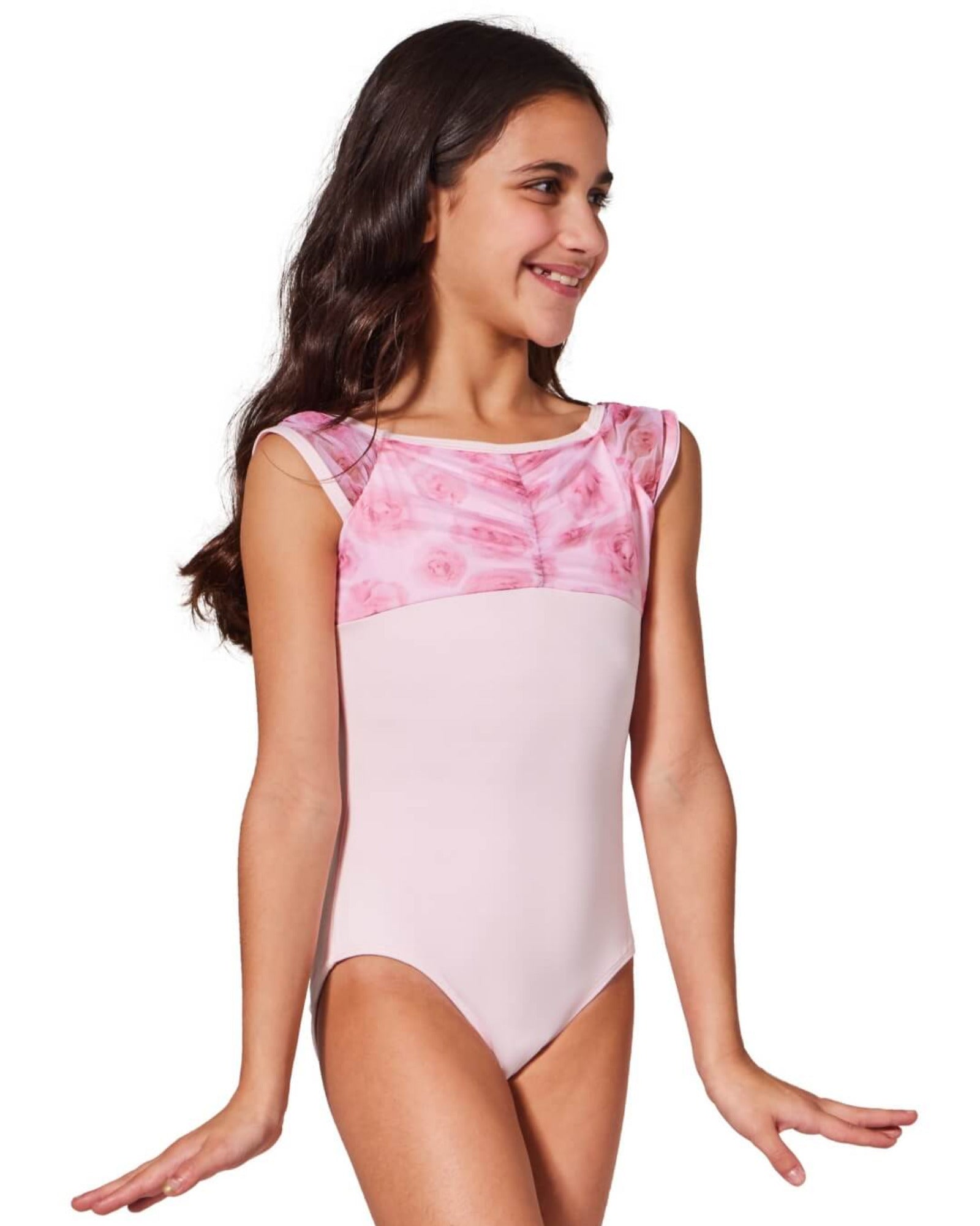 ROSA CAP SLEEVE LEOTARD-CHILD