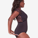 ORNATE ROMANCE FACINATION SS LEOTARD - ADULT