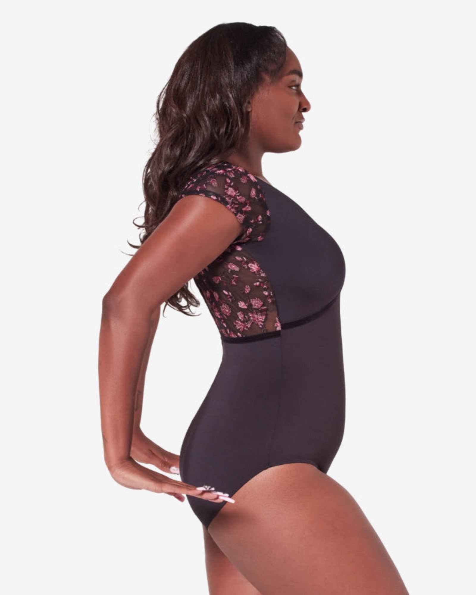 ORNATE ROMANCE FACINATION SS LEOTARD - ADULT