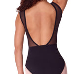 ASYMMETRICAL BOAT NECK LEOTARD-ADULT