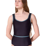 ENCHANTED CONTRAST GRACEFUL TANK LEOTARD-ADULT