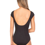 ELEVATED MESH NECKLINE CAP SLV LEO-CHILD