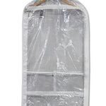 DD LONG GUSSET GARMENT BAG - WHT