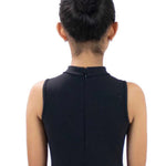 DIAMOND SHAPE MOCK NECK LEO-CHIILD