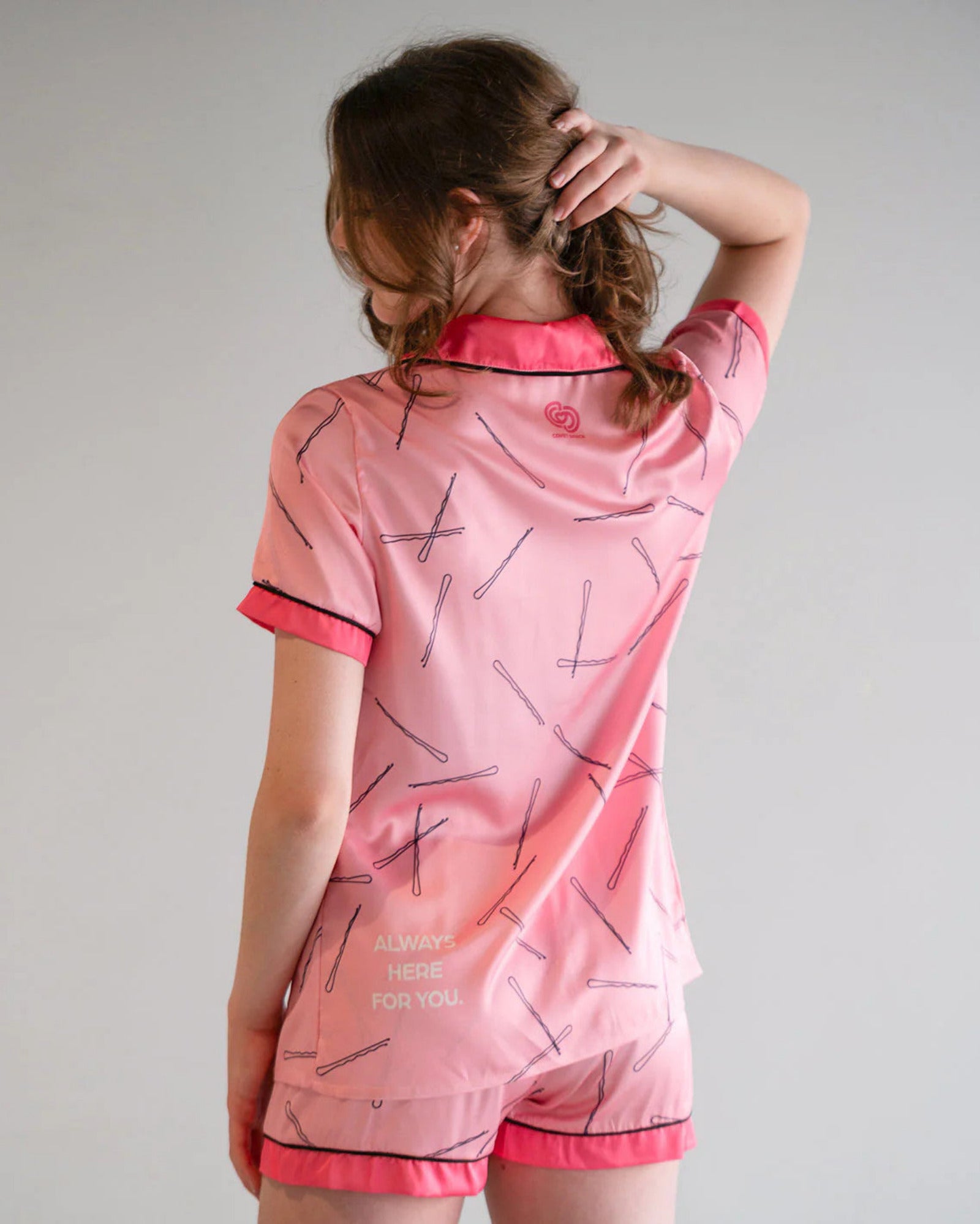 ALWAYS HERE FOR YOU SILK PAJAMAS-ADULT