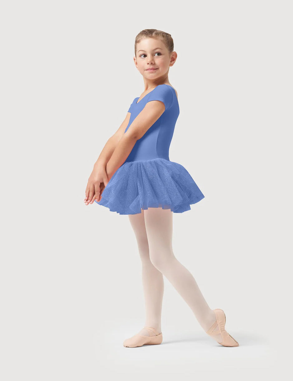 GLITTER CAP SLEEVE TUTU DRESS - CHILD