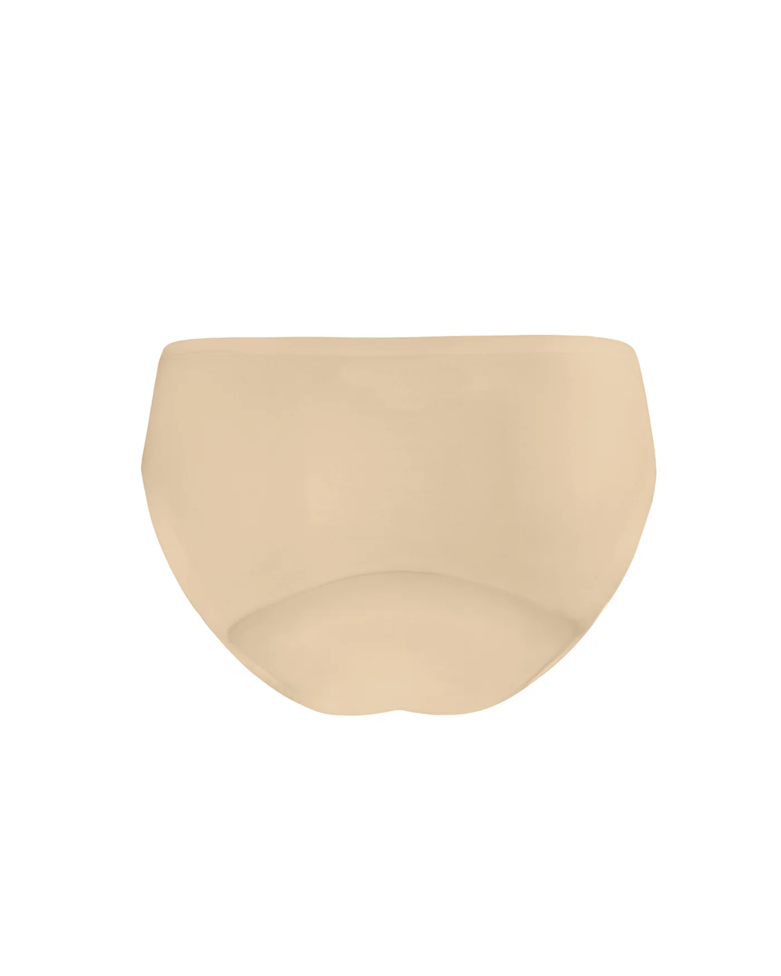 A beige brief shown against a plain white background.