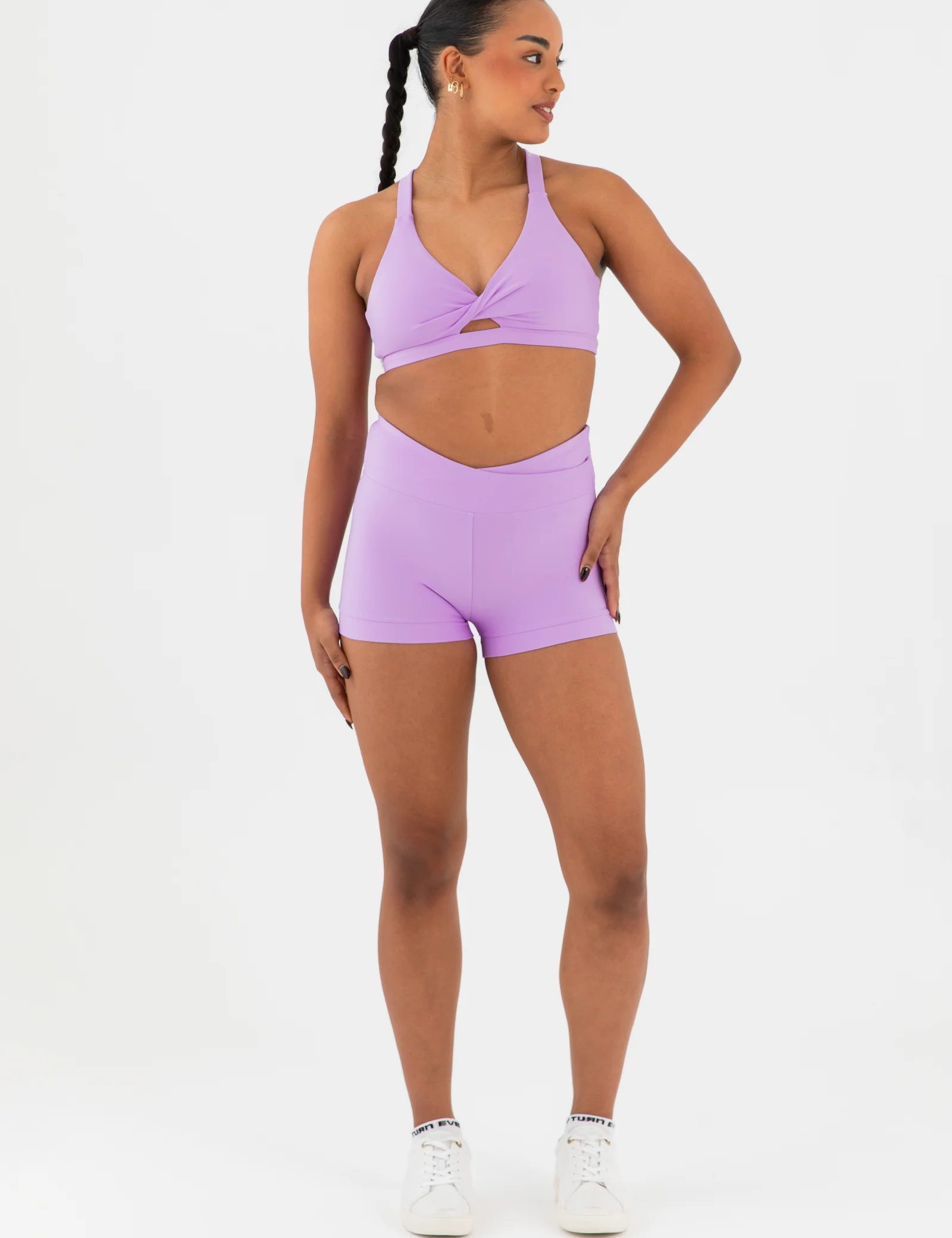 CROSSOVER HI-WAIST SHORT - CHILD