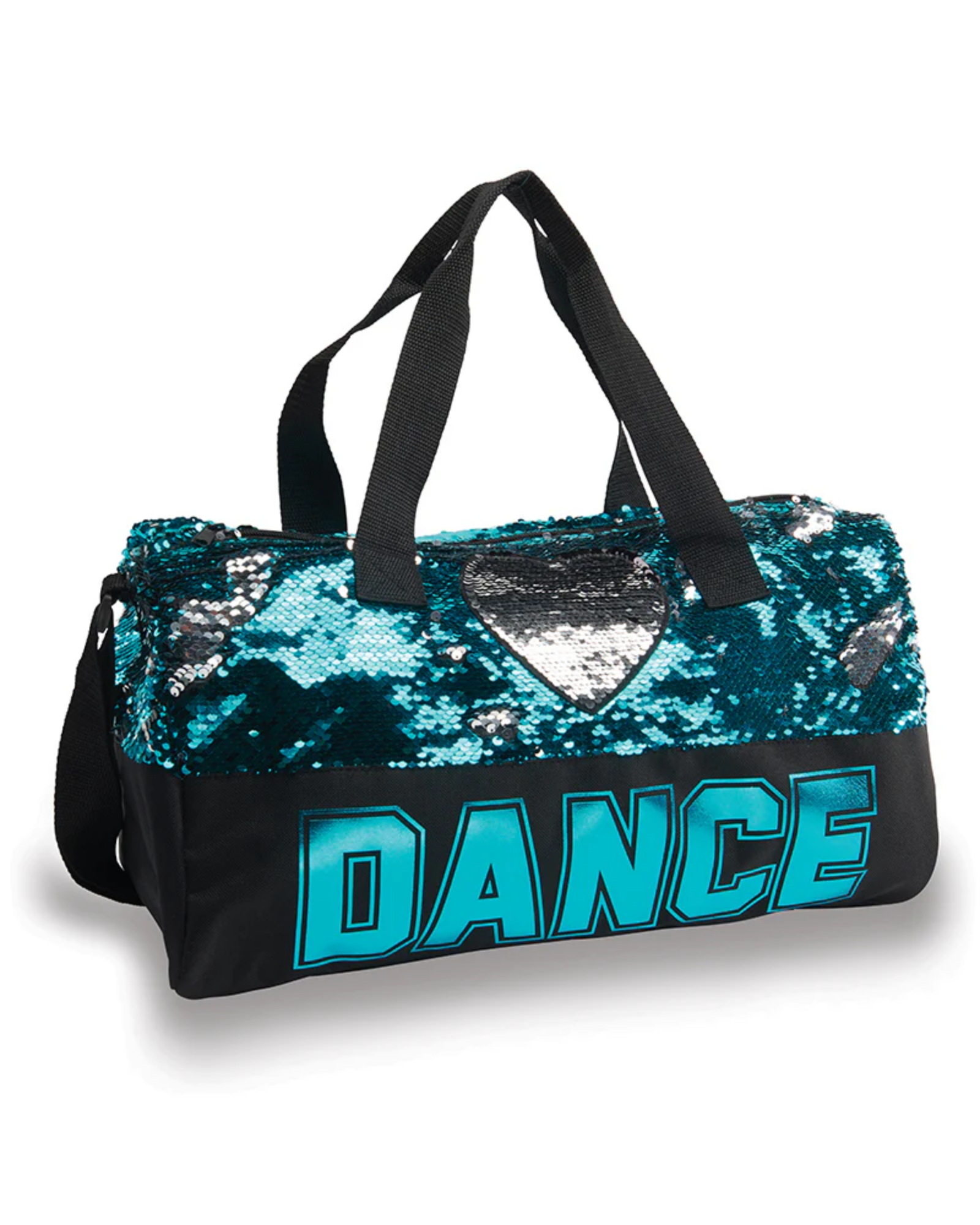 SEQUIN HEART DANCE BAG -