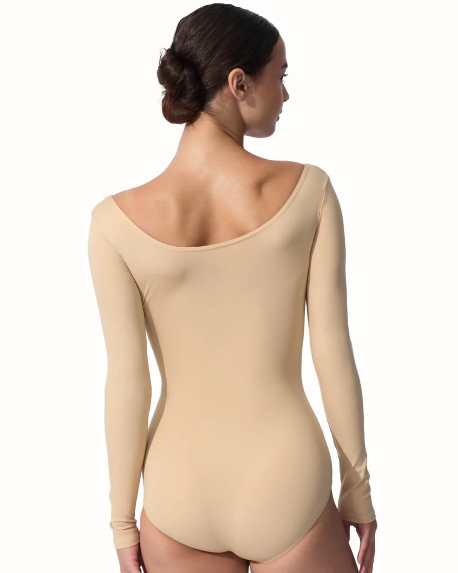 SALE LONG SLEEVE LEOTARD - Nud - XS