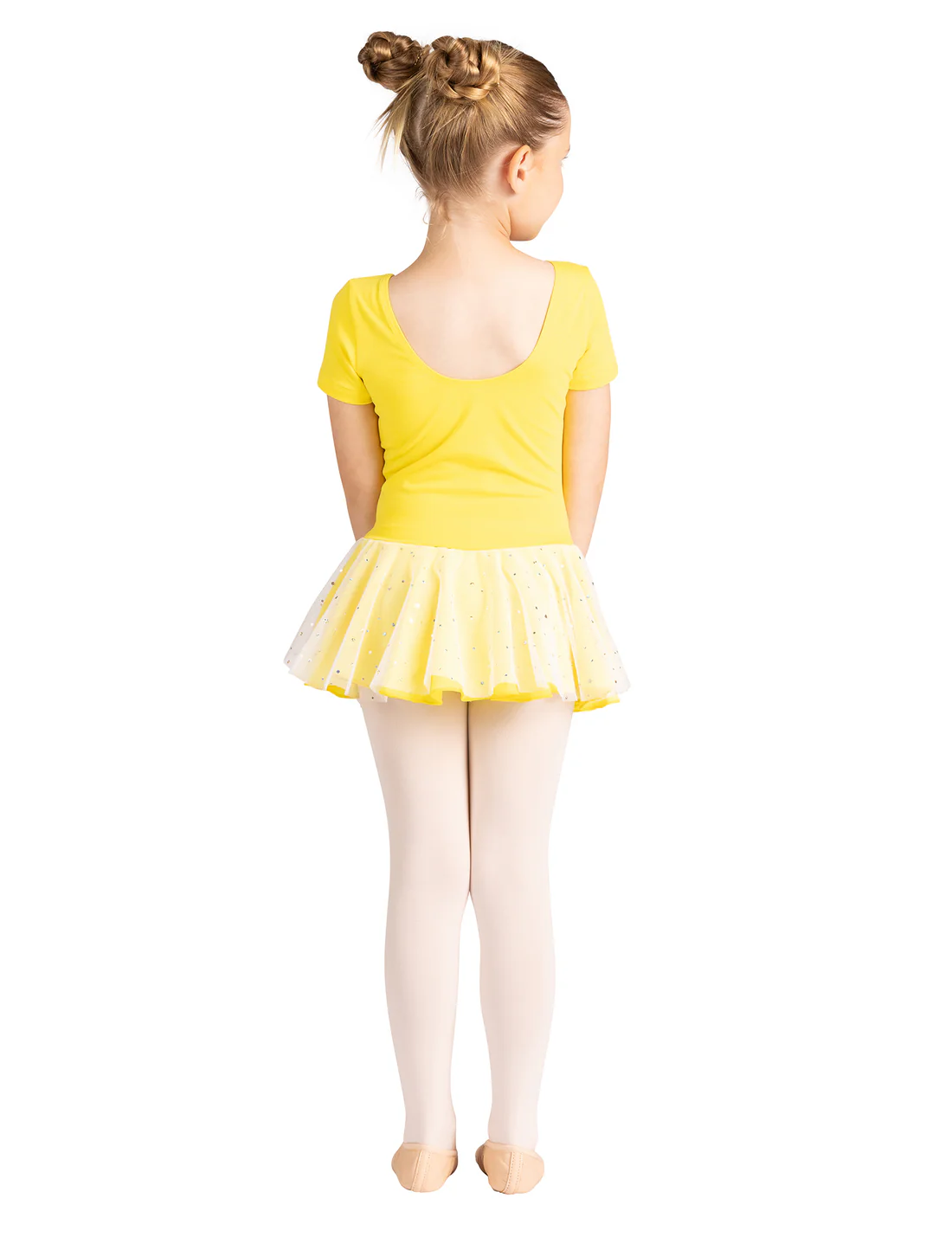 MADELINE SS DRESS W/ GLITTER SKIRT-CHILD-