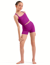 X-BACK LONG CROP TOP - CHILD