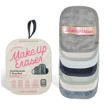 Makeup eraser with packaging on a white background